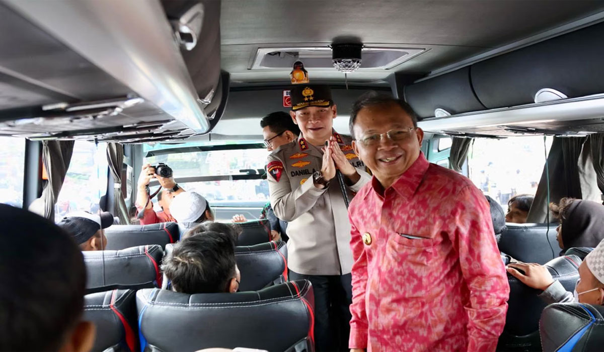 Kisah Pemudik Irma, Jadi Pendaftar Pertama Bus Gratis Polda Bali, Awalnya Pasrah Mudik Saat Lebaran
